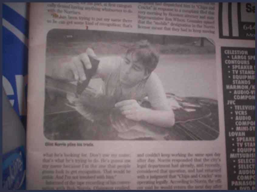 Pro repairing windshield